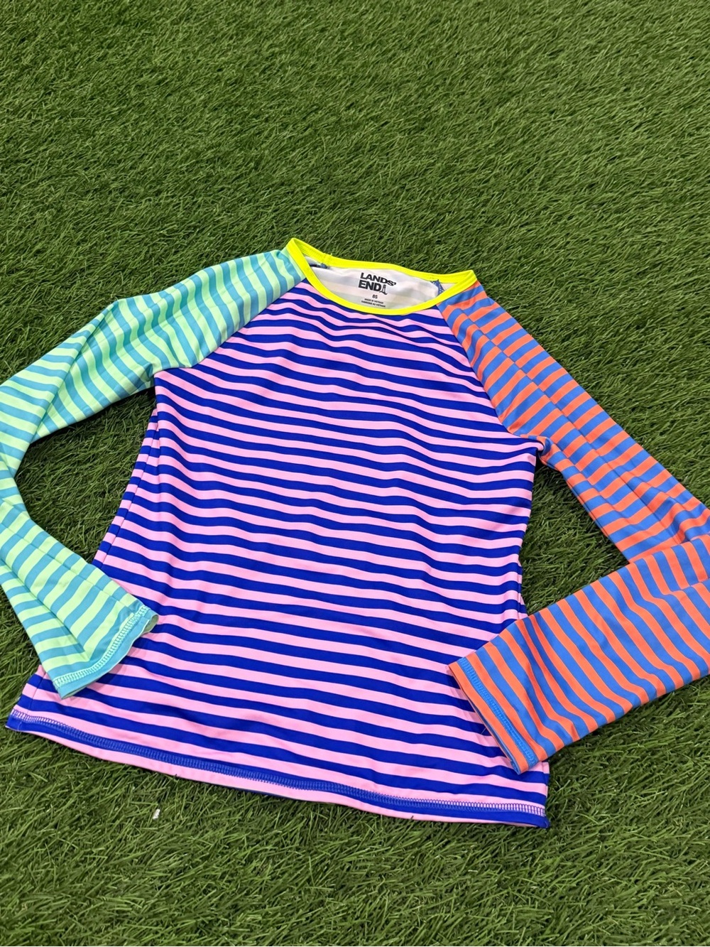 Lands End Rashguard Swimsuit Top